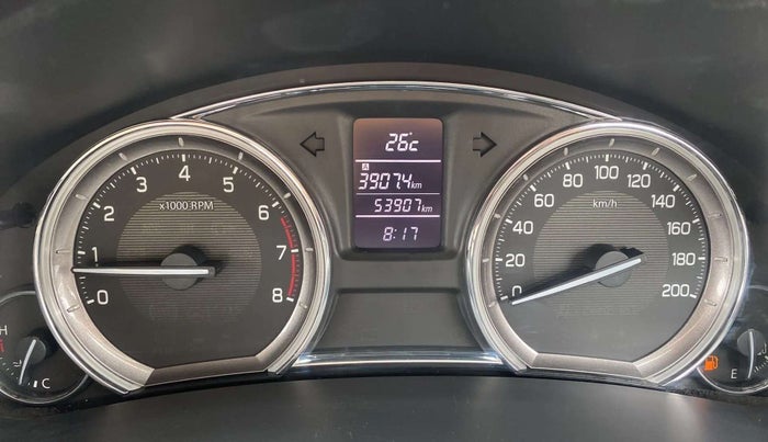 2015 Maruti Ciaz VXI+, Petrol, Manual, 53,996 km, Odometer Image