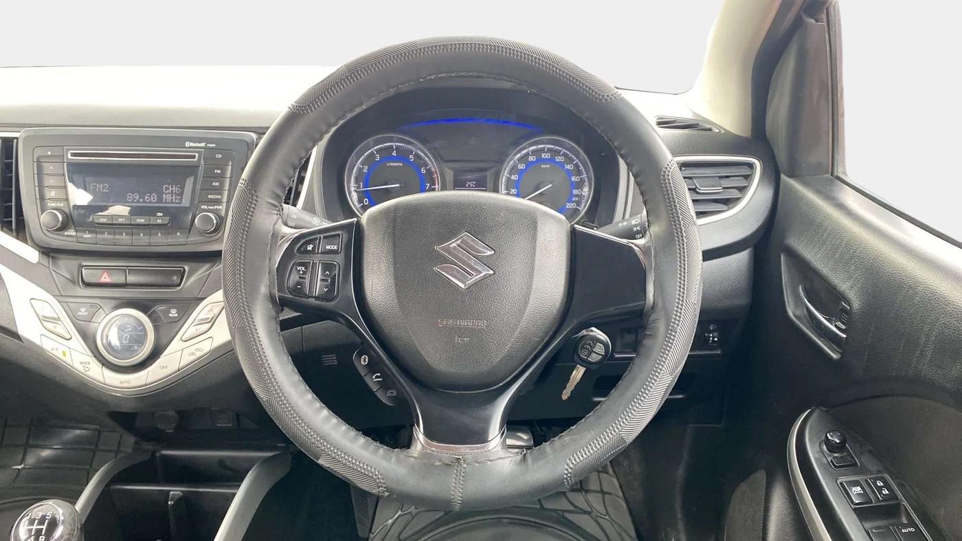 2017 Maruti Baleno DELTA PETROL 1.2, Petrol, Manual, 46,265 km, Steering Wheel Close Up