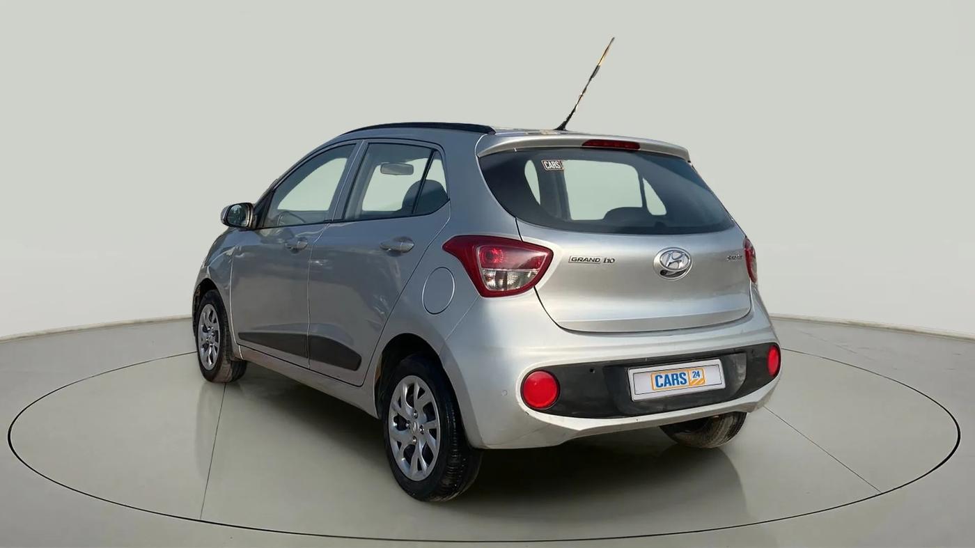 2018 Hyundai Grand i10 SPORTZ 1.2 KAPPA VTVT, Petrol, Manual, 35,834 km, Left Back Diagonal
