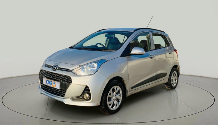2018 Hyundai Grand i10 SPORTZ 1.2 KAPPA VTVT, Petrol, Manual, 35,834 km, Left Front Diagonal