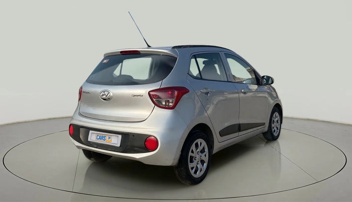 2018 Hyundai Grand i10 SPORTZ 1.2 KAPPA VTVT, Petrol, Manual, 35,834 km, Right Back Diagonal