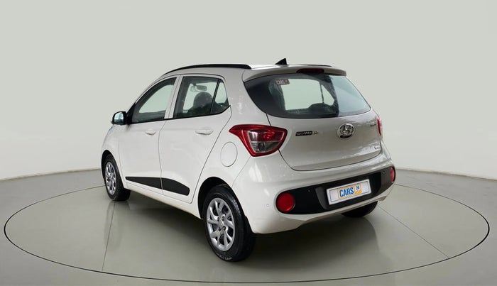 2017 Hyundai Grand i10 SPORTZ (O) 1.2 KAPPA VTVT, Petrol, Manual, 76,266 km, Left Back Diagonal