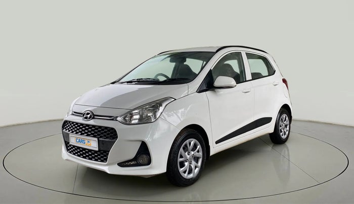 2017 Hyundai Grand i10 SPORTZ (O) 1.2 KAPPA VTVT, Petrol, Manual, 76,266 km, Left Front Diagonal