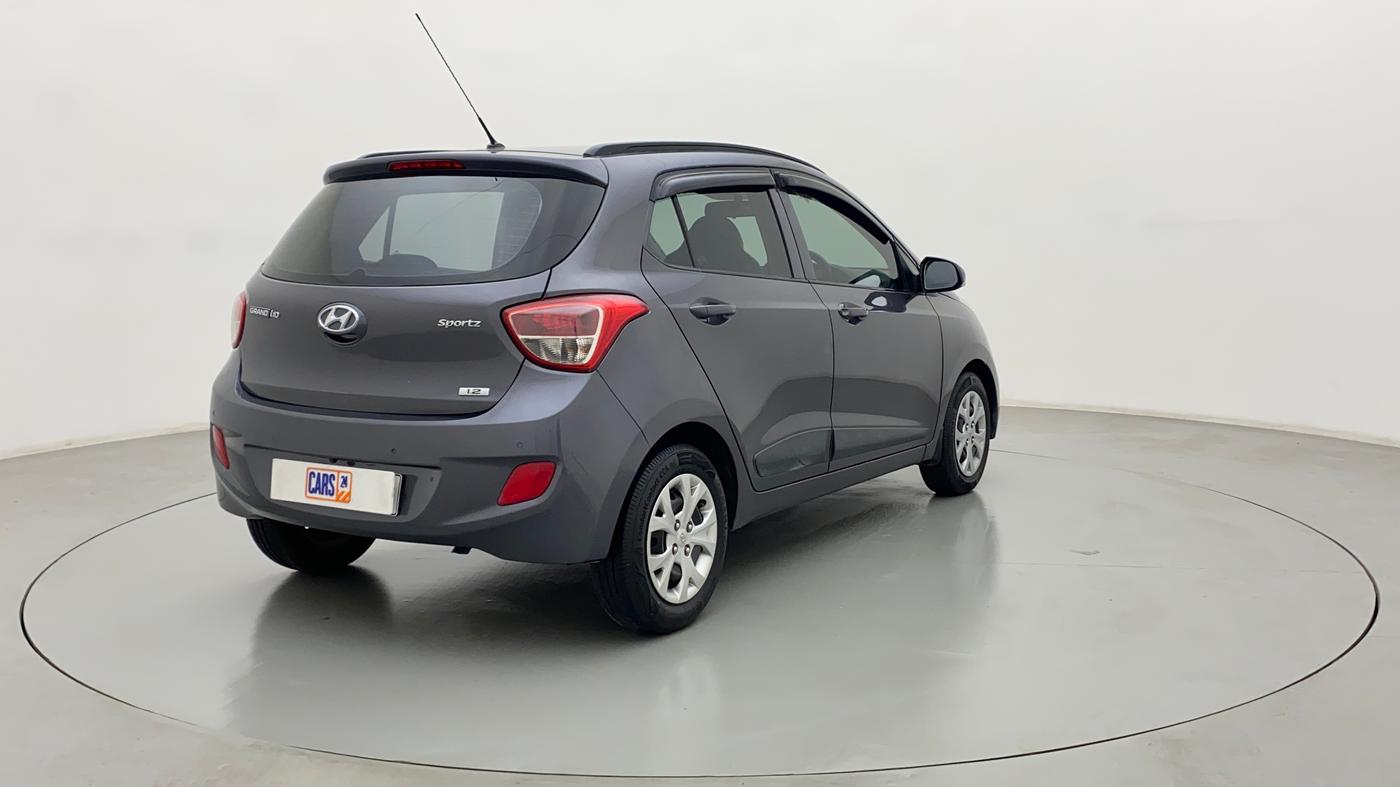 2016 Hyundai Grand i10 SPORTZ 1.2 KAPPA VTVT, Petrol, Manual, 53,057 km, Right Back Diagonal