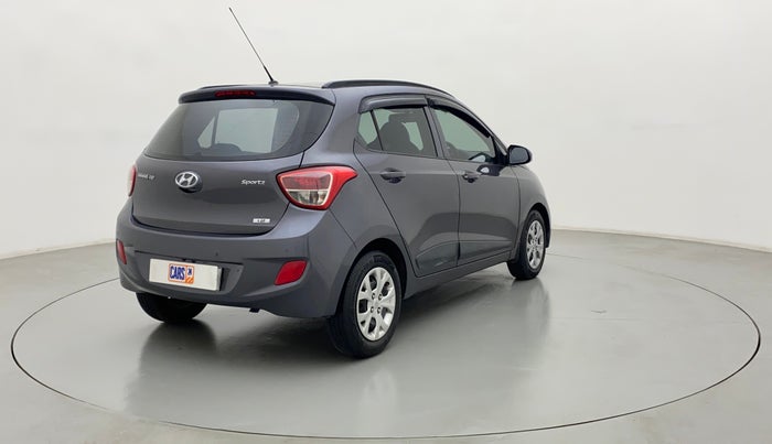 2016 Hyundai Grand i10 SPORTZ 1.2 KAPPA VTVT, Petrol, Manual, 53,057 km, Right Back Diagonal
