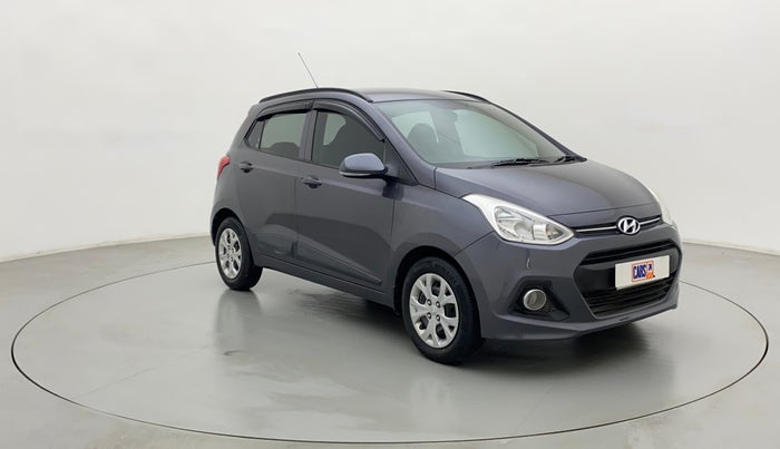 2016 Hyundai Grand i10 SPORTZ 1.2 KAPPA VTVT, Petrol, Manual, 53,057 km, Right Front Diagonal