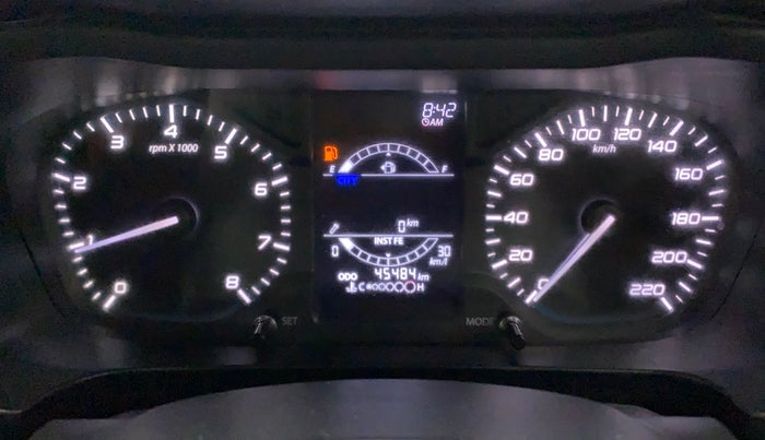 2021 Tata ALTROZ XZ PETROL, Petrol, Manual, 45,518 km, Odometer Image