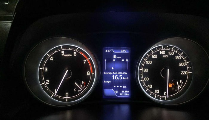 2020 Maruti Dzire ZXI Plus, Petrol, Manual, 76,471 km, Odometer Image