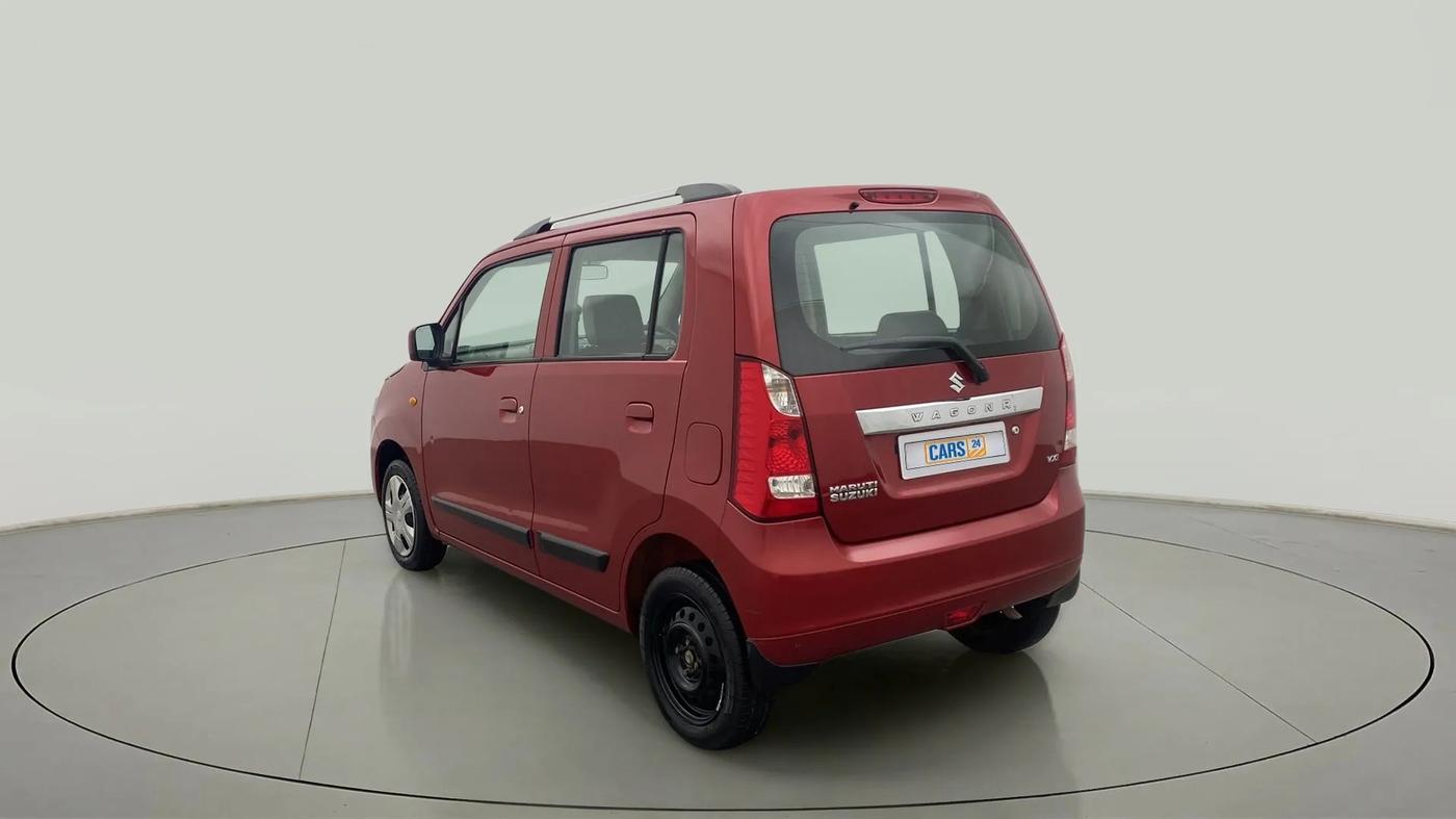 2015 Maruti Wagon R 1.0 VXI, Petrol, Manual, 55,994 km, Left Back Diagonal