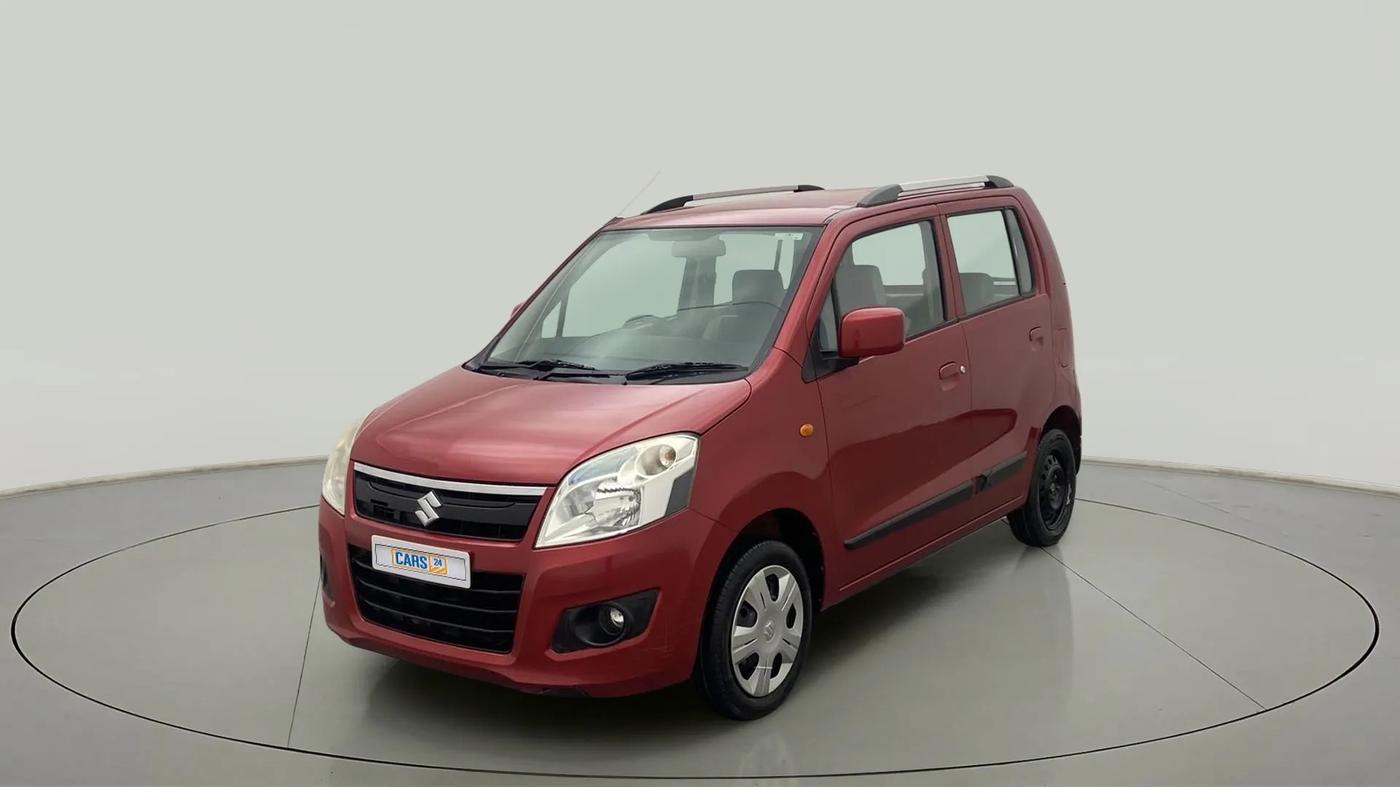 2015 Maruti Wagon R 1.0 VXI, Petrol, Manual, 55,994 km, Left Front Diagonal