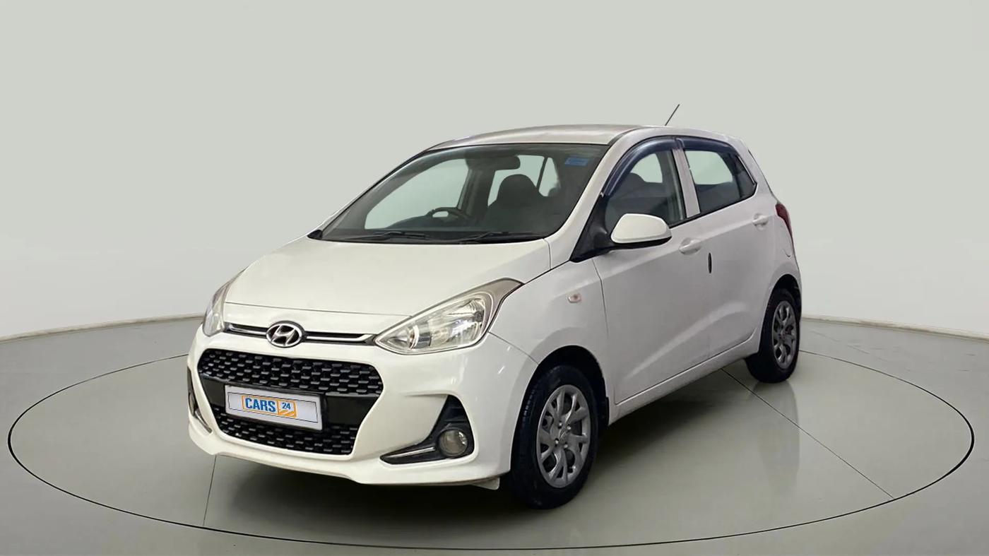2017 Hyundai Grand i10 SPORTZ 1.2 KAPPA VTVT, Petrol, Manual, 38,497 km, Left Front Diagonal