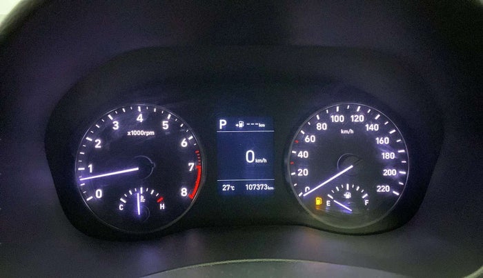 2017 Hyundai Verna 1.6 VTVT SX (O) AT, Petrol, Automatic, 1,07,602 km, Odometer Image