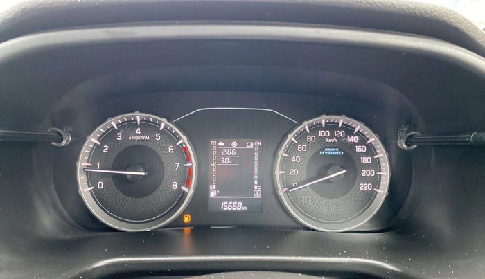 2023 Maruti BREZZA VXI SMART HYBRID, Petrol, Manual, 15,709 km, Odometer Image