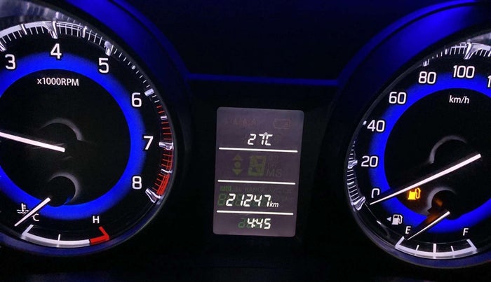 2021 Maruti Baleno DELTA PETROL 1.2, Petrol, Manual, 21,299 km, Odometer Image