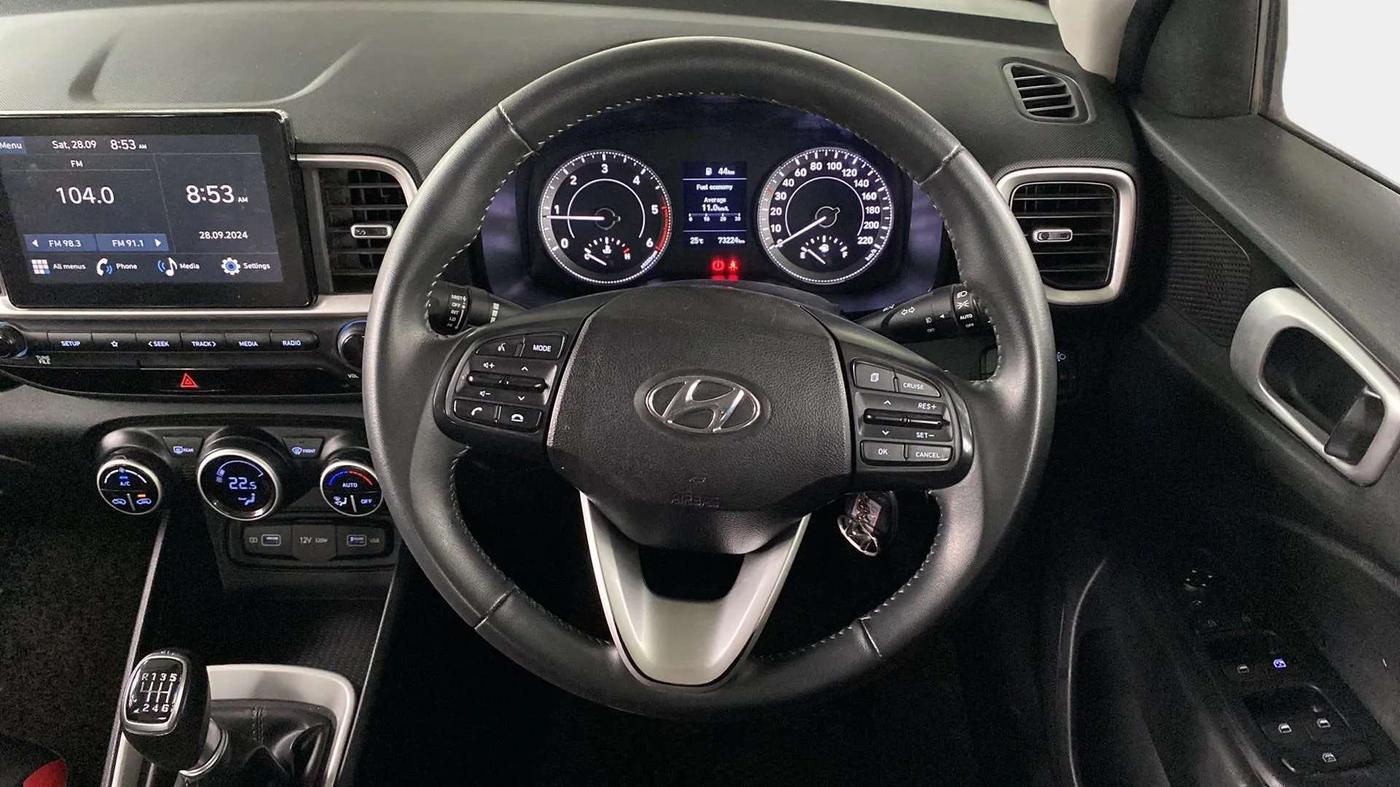 2021 Hyundai VENUE SX 1.5 CRDI, Diesel, Manual, 73,287 km, Steering Wheel Close Up