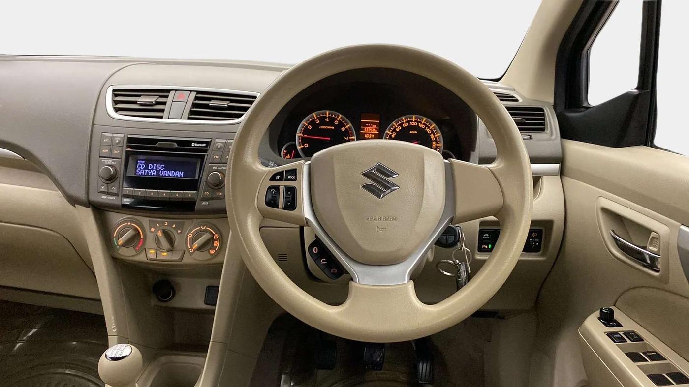 2017 Maruti Ertiga VXI ABS, Petrol, Manual, 55,895 km, Steering Wheel Close Up