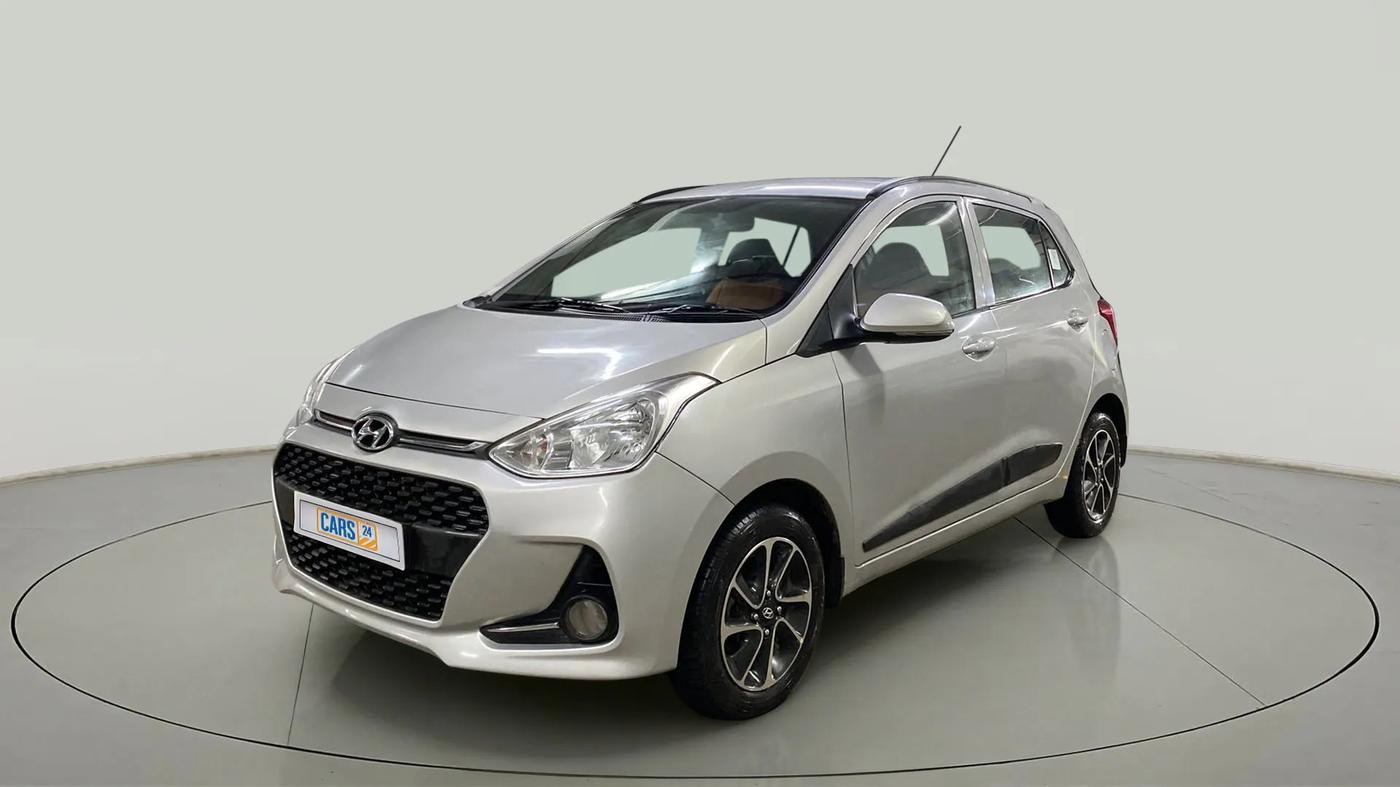 2018 Hyundai Grand i10 SPORTZ AT 1.2 KAPPA VTVT, Petrol, Automatic, 20,465 km, Left Front Diagonal