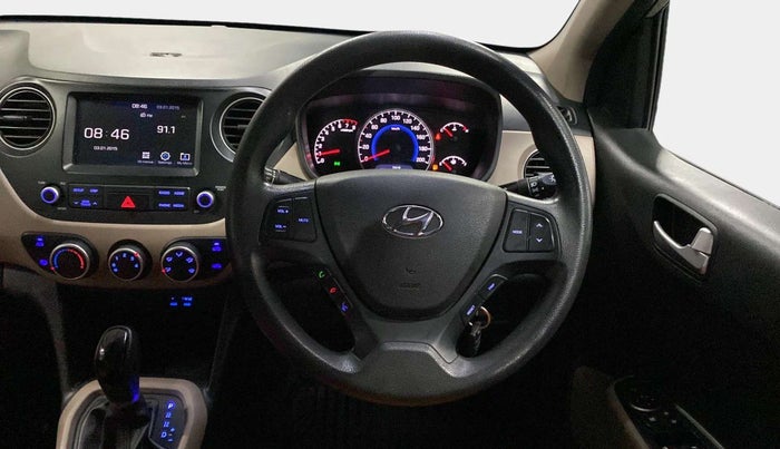 2018 Hyundai Grand i10 SPORTZ AT 1.2 KAPPA VTVT, Petrol, Automatic, 20,465 km, Steering Wheel Close Up