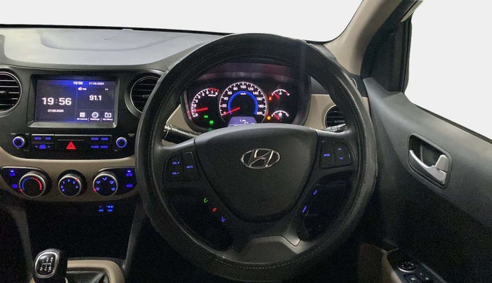 2018 Hyundai Grand i10 SPORTZ 1.2 KAPPA VTVT, CNG, Manual, 35,740 km, Steering Wheel Close Up