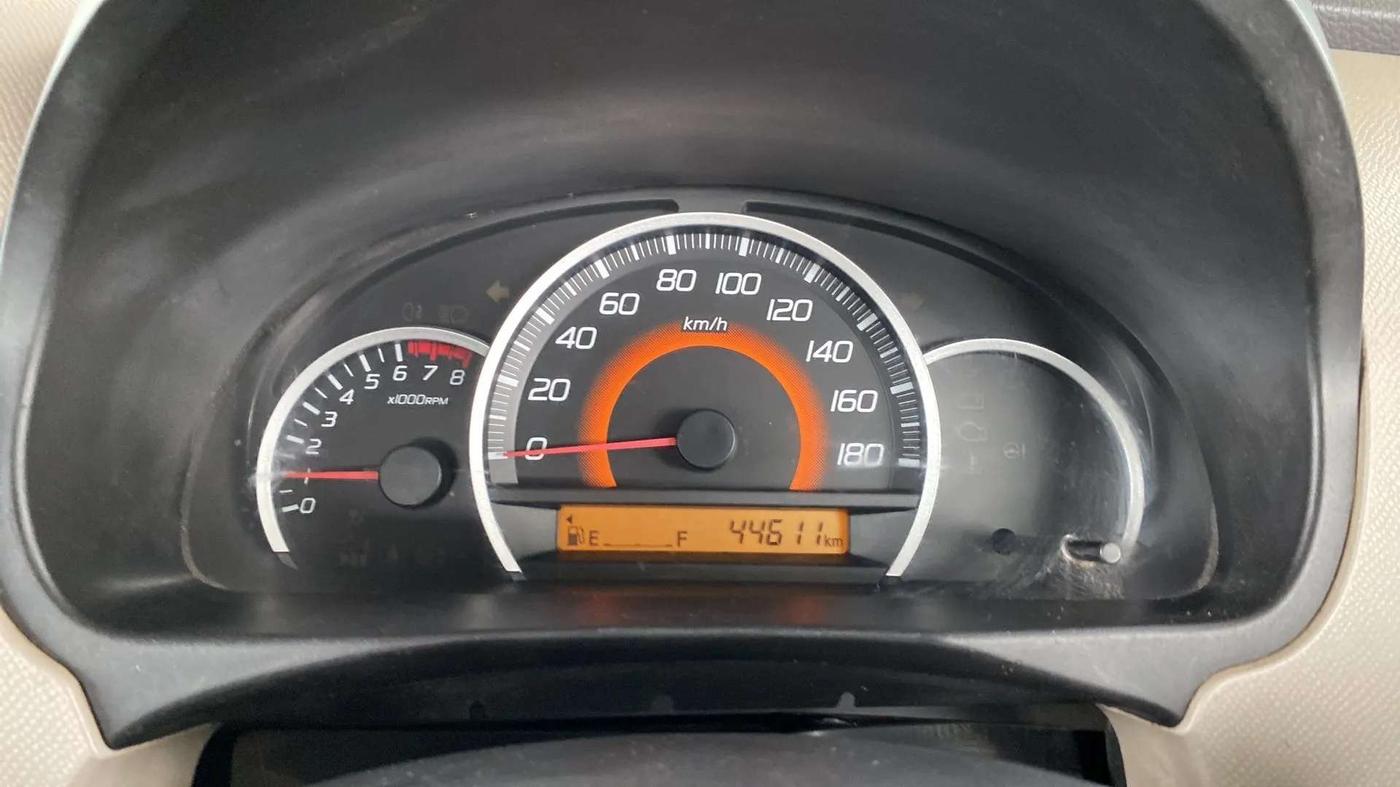 2014 Maruti Wagon R 1.0 VXI, Petrol, Manual, 44,601 km, Odometer Image