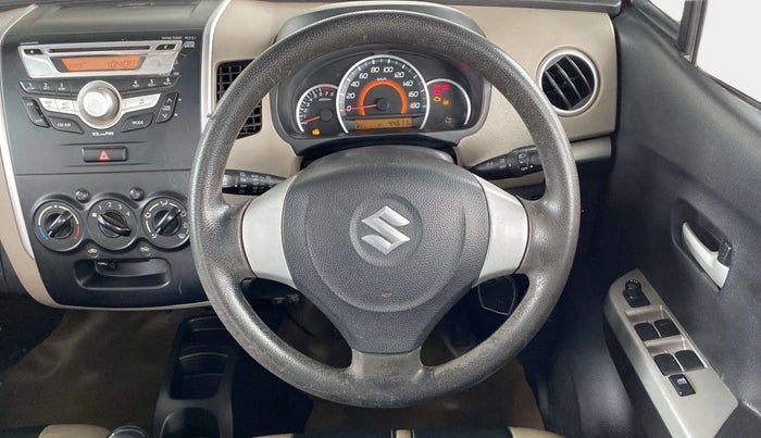 2014 Maruti Wagon R 1.0 VXI, Petrol, Manual, 44,601 km, Steering Wheel Close Up