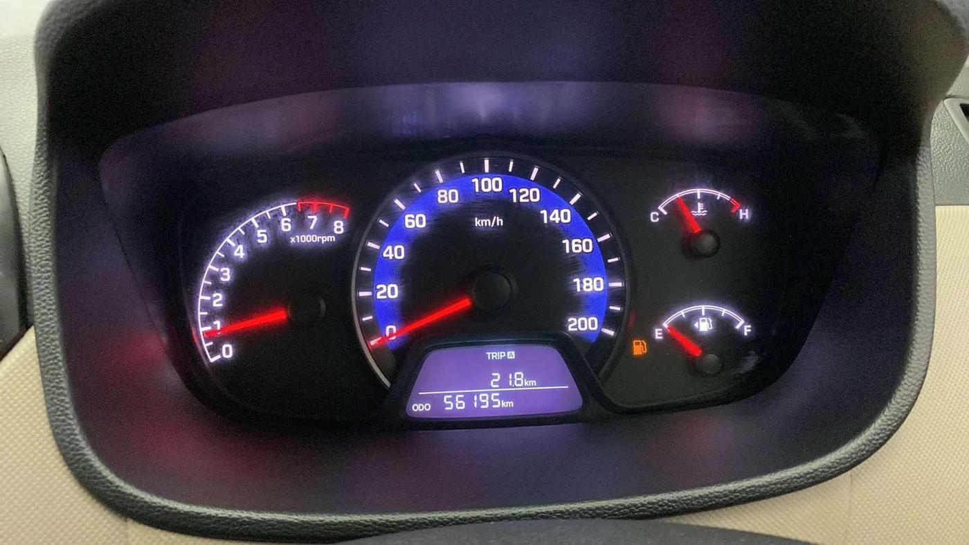 2014 Hyundai Xcent S (O) 1.2, Petrol, Manual, 56,180 km, Odometer Image