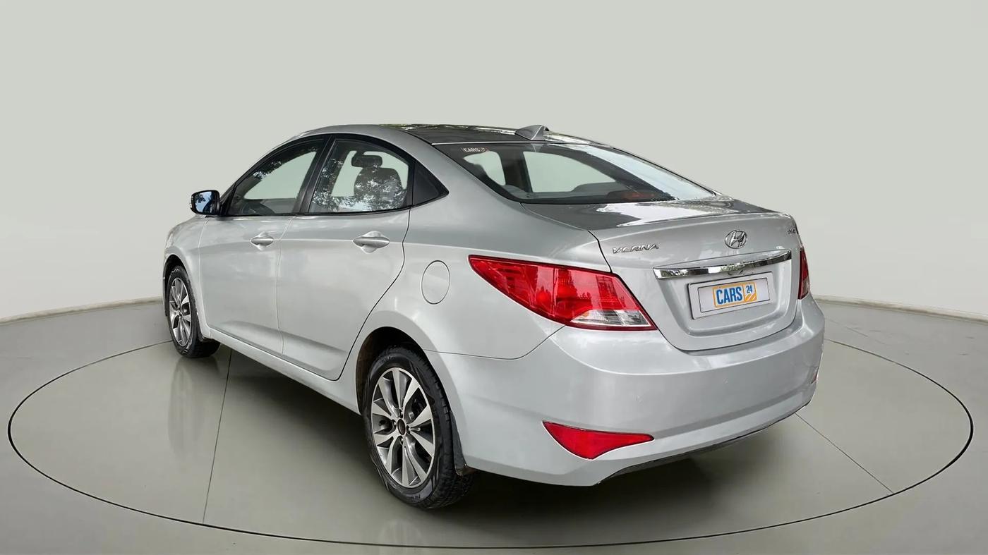 2016 Hyundai Verna 1.6 VTVT SX, Petrol, Manual, 70,146 km, Left Back Diagonal