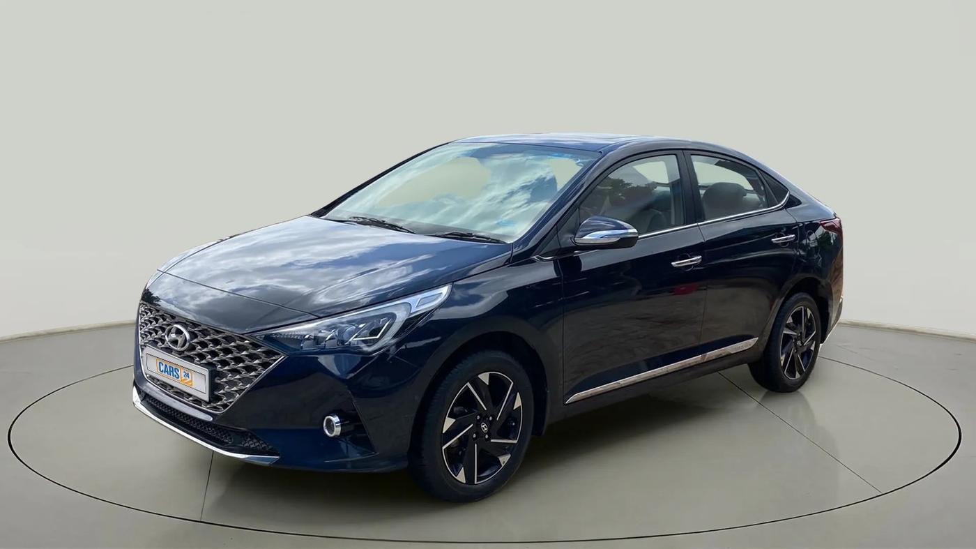 2021 Hyundai Verna SX (O)1.5 VTVT, Petrol, Manual, 32,407 km, Left Front Diagonal