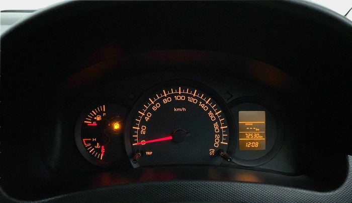 2017 Maruti Swift LXI (O), Petrol, Manual, 72,731 km, Odometer Image