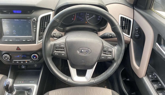 2019 Hyundai Creta SX 1.6 PETROL, Petrol, Manual, 18,450 km, Steering Wheel Close Up