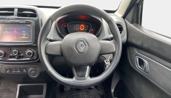 2018 Renault Kwid RXT 1.0 (O), Petrol, Manual, 50,042 km, Steering Wheel Close Up