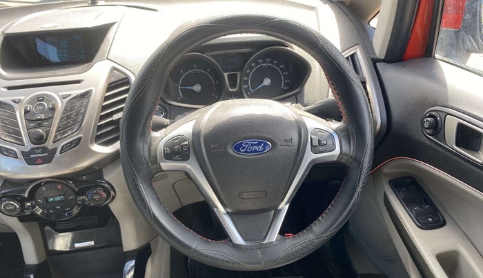 2016 Ford Ecosport TITANIUM 1.5L DIESEL, Diesel, Manual, 1,01,530 km, Steering Wheel Close Up