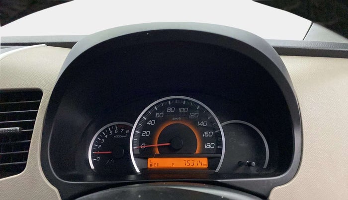 2016 Maruti Wagon R 1.0 VXI, Petrol, Manual, 75,355 km, Odometer Image
