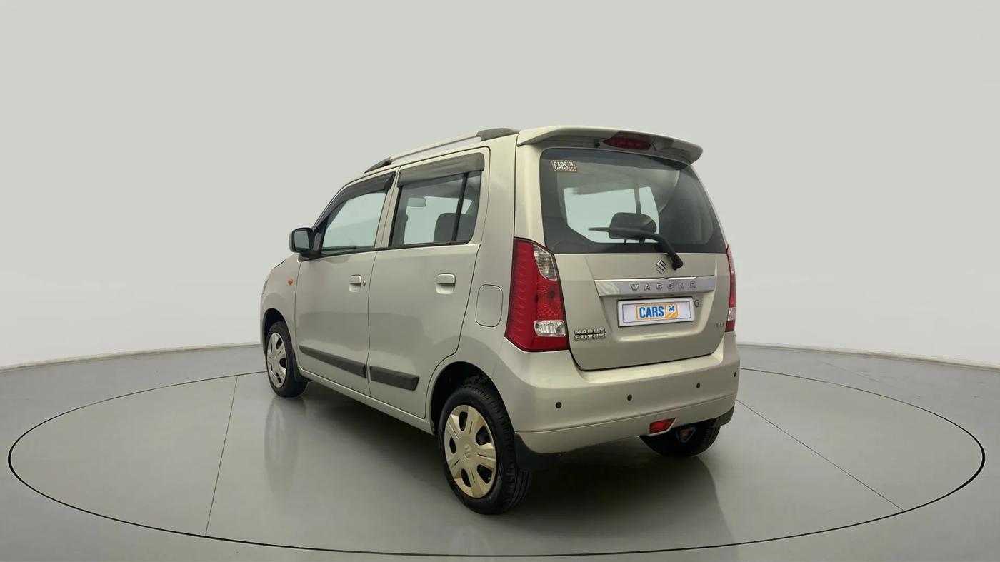 2016 Maruti Wagon R 1.0 VXI, Petrol, Manual, 75,355 km, Left Back Diagonal