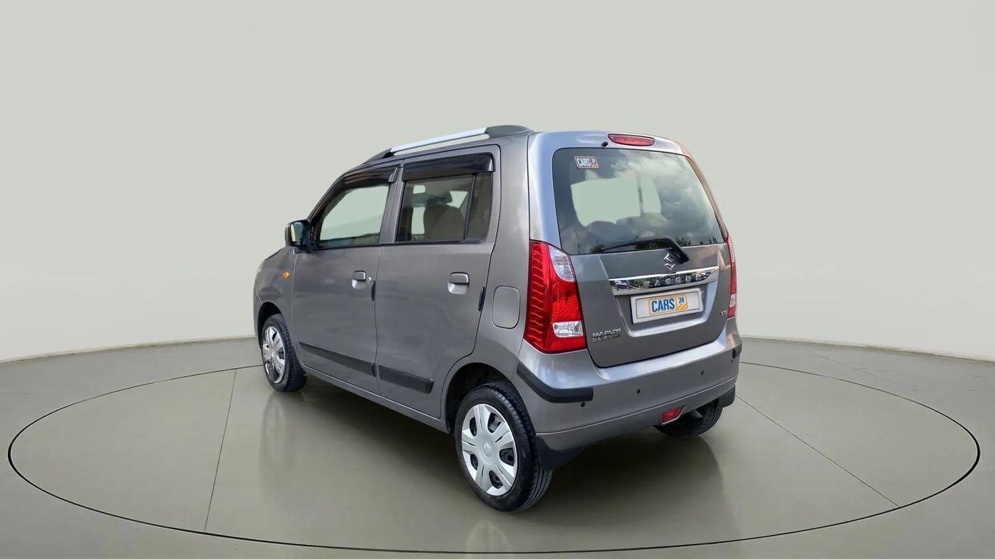 2015 Maruti Wagon R 1.0 VXI, Petrol, Manual, 69,285 km, Left Back Diagonal