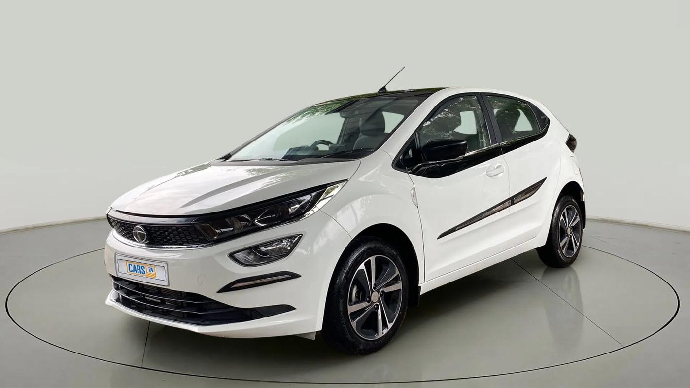 2022 Tata ALTROZ XZ PLUS PETROL, Petrol, Manual, 7,079 km, Left Front Diagonal