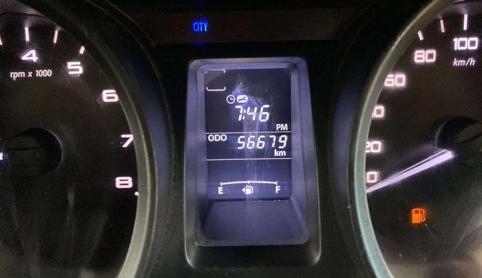 2018 Tata Tiago XT PETROL, Petrol, Manual, 56,670 km, Odometer Image