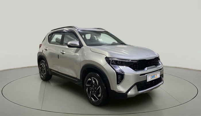 2024 KIA SONET HTX 1.0 TURBO PETROL IMT, Petrol, Manual, 4,196 km, Right Front Diagonal
