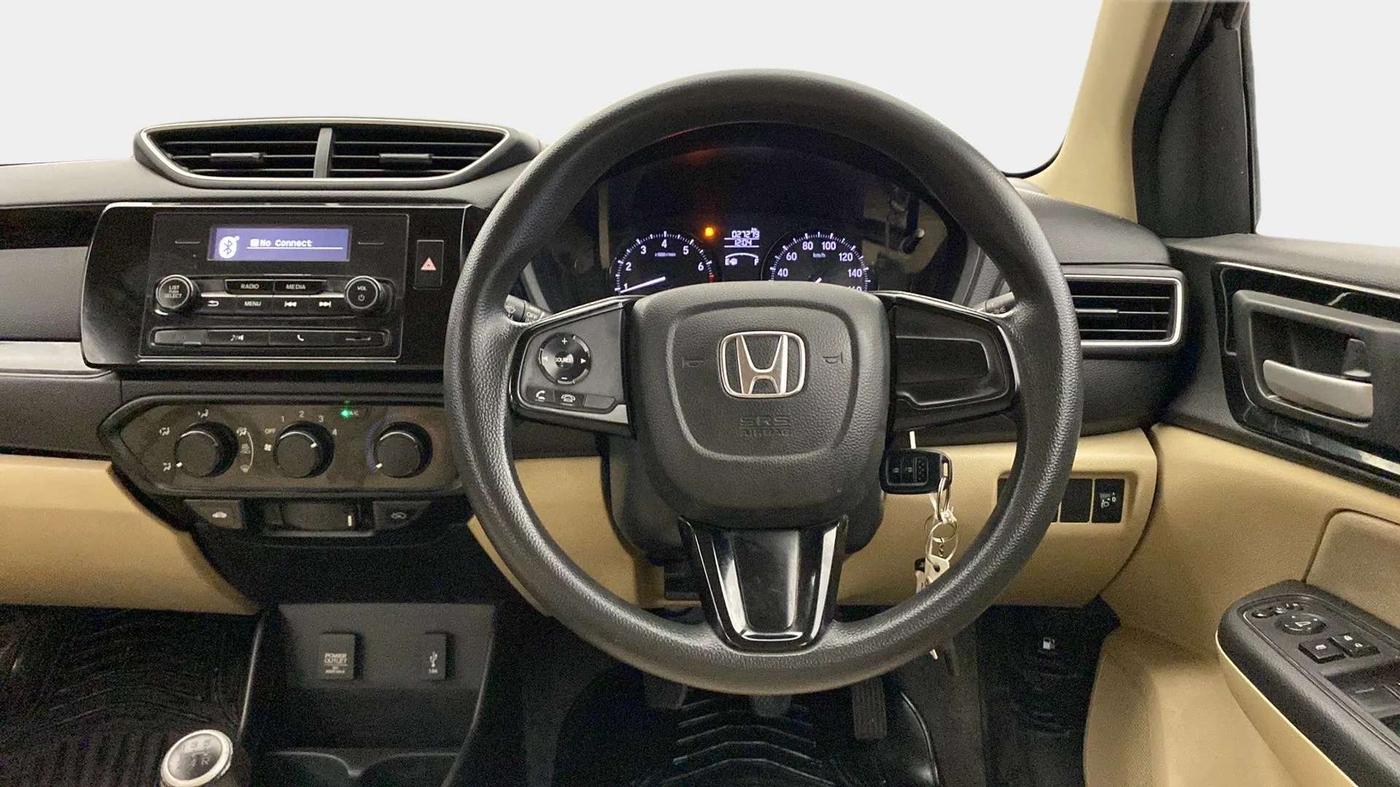 2019 Honda Amaze 1.2L I-VTEC S, Petrol, Manual, 27,356 km, Steering Wheel Close Up