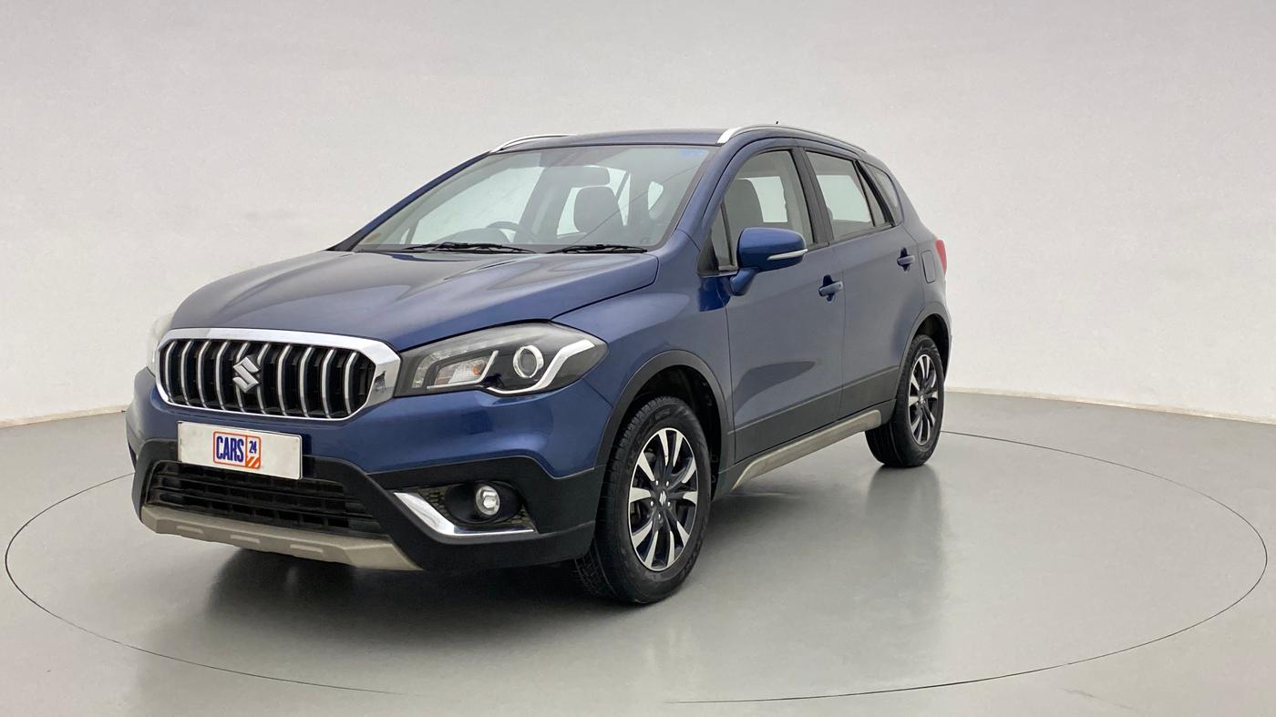 2020 Maruti S Cross ALPHA 1.5 SMART HYBRID, Petrol, Manual, 13,516 km, Left Front Diagonal