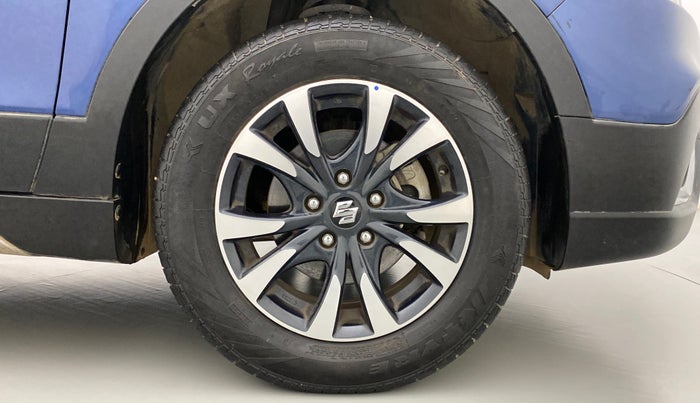 2020 Maruti S Cross ALPHA 1.5 SMART HYBRID, Petrol, Manual, 13,516 km, Right Front Wheel
