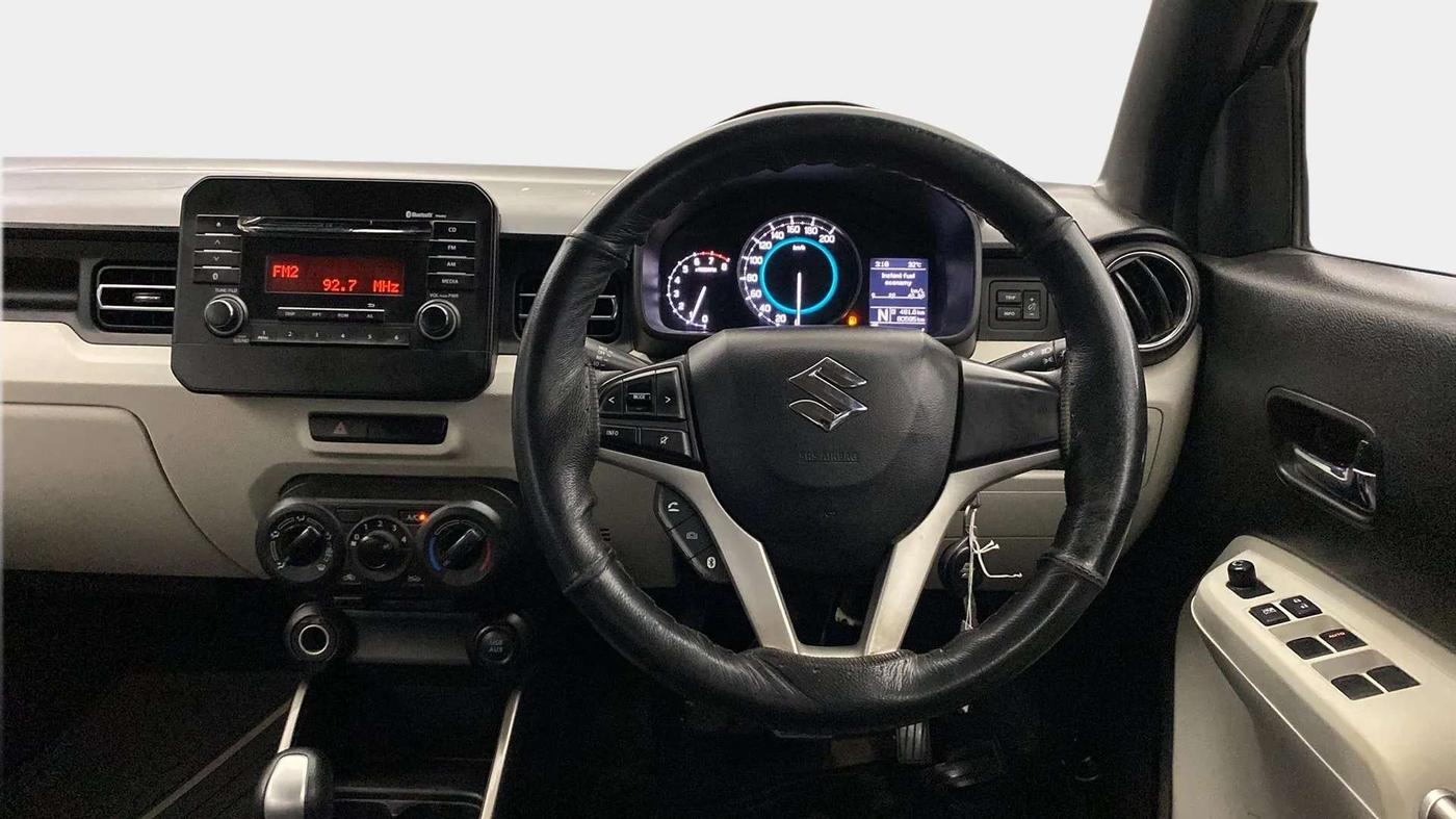 2017 Maruti IGNIS DELTA 1.2 AMT, Petrol, Automatic, 80,877 km, Steering Wheel Close Up
