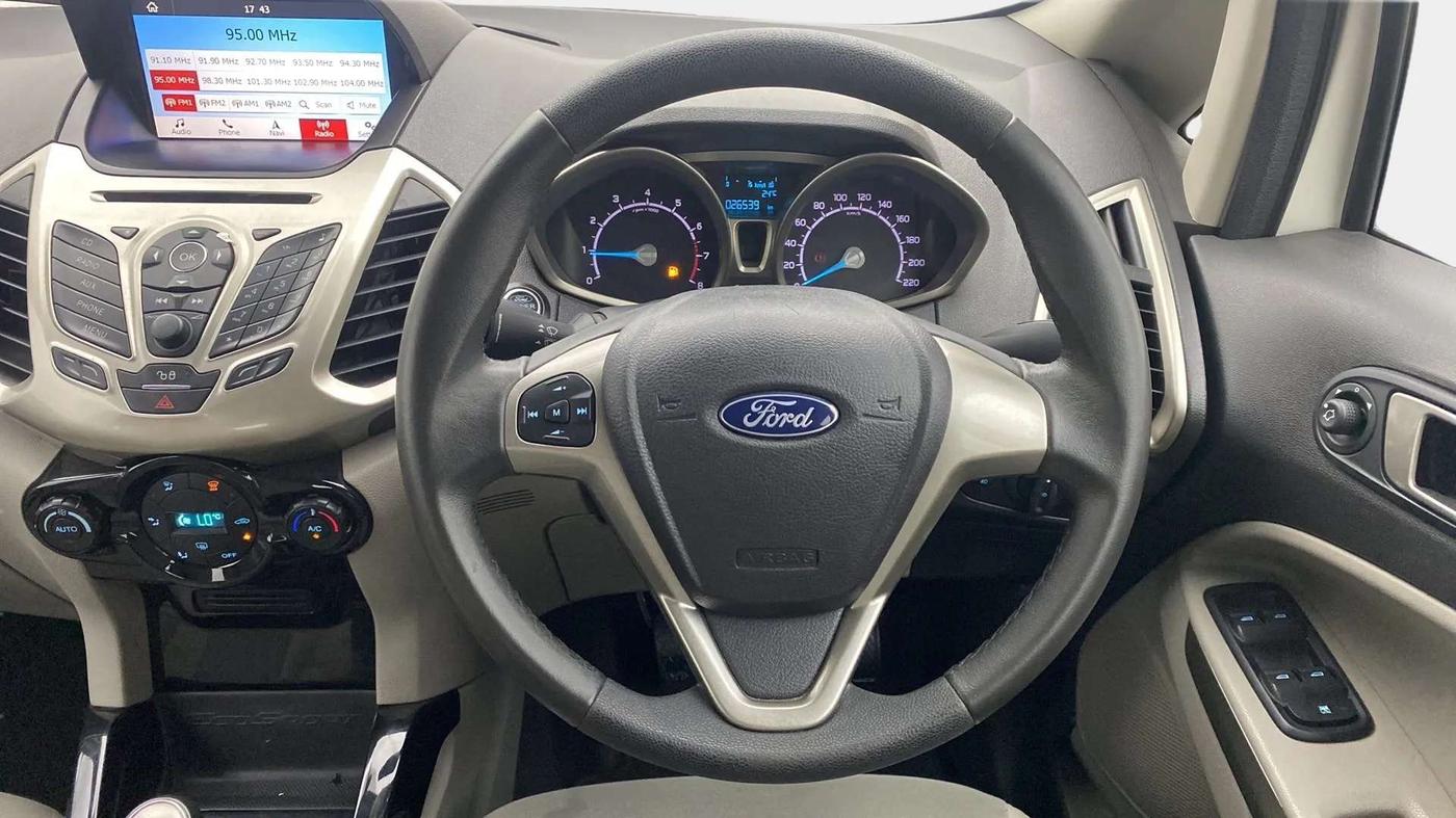 2017 Ford Ecosport TITANIUM 1.5L PETROL, Petrol, Manual, 26,515 km, Steering Wheel Close Up