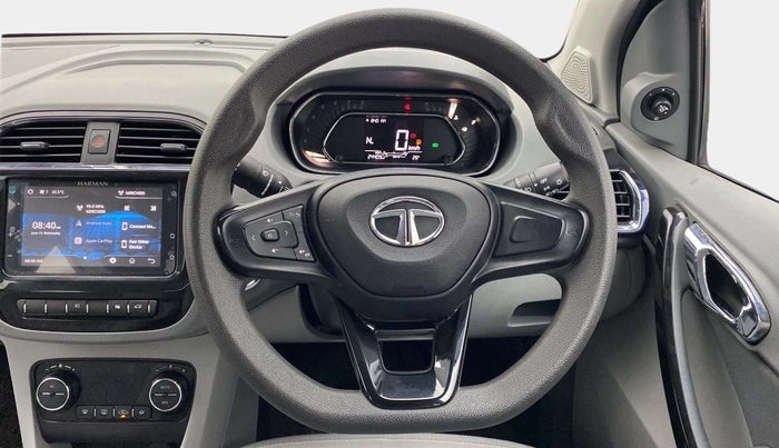 2021 Tata TIGOR XZA PLUS PETROL, Petrol, Automatic, 24,372 km, Steering Wheel Close Up