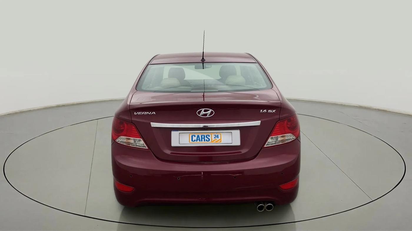 2014 Hyundai Verna FLUIDIC 1.6 VTVT SX OPT, Petrol, Manual, 37,805 km, Back/Rear