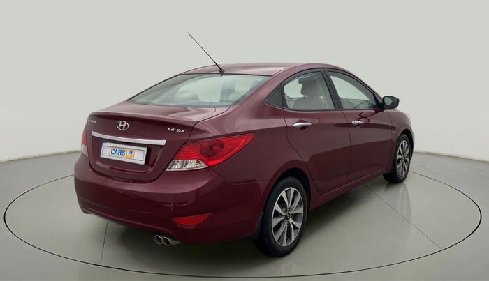 2014 Hyundai Verna FLUIDIC 1.6 VTVT SX OPT, Petrol, Manual, 37,805 km, Right Back Diagonal