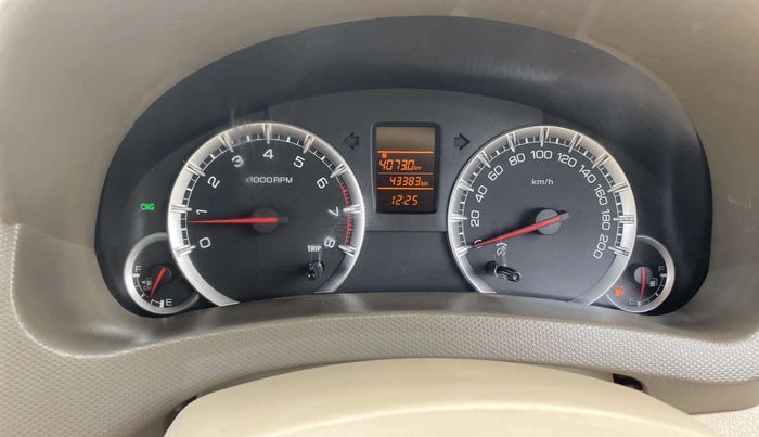 2015 Maruti Ertiga VXI CNG, CNG, Manual, 43,603 km, Odometer Image