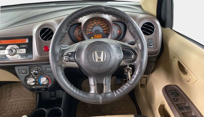 2013 Honda Amaze 1.2L I-VTEC S, Petrol, Manual, 78,269 km, Steering Wheel Close Up