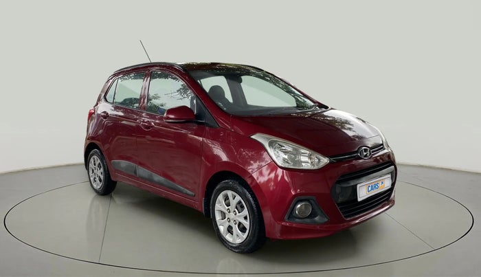 2015 Hyundai Grand i10 SPORTZ 1.2 KAPPA VTVT, Petrol, Manual, 37,785 km, Right Front Diagonal
