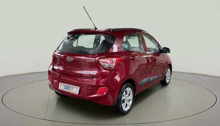 2015 Hyundai Grand i10 SPORTZ 1.2 KAPPA VTVT, Petrol, Manual, 37,785 km, Right Back Diagonal